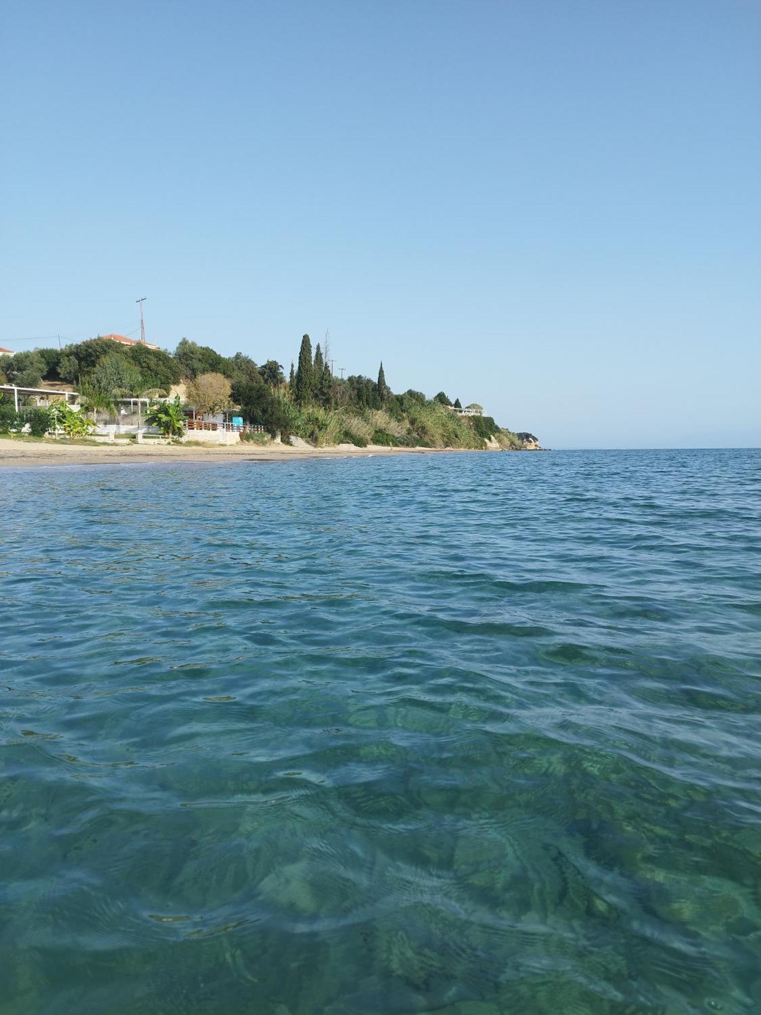 Vounária Takis Haikos House Two Minutes Walk To The Beach Peroulia מראה חיצוני תמונה